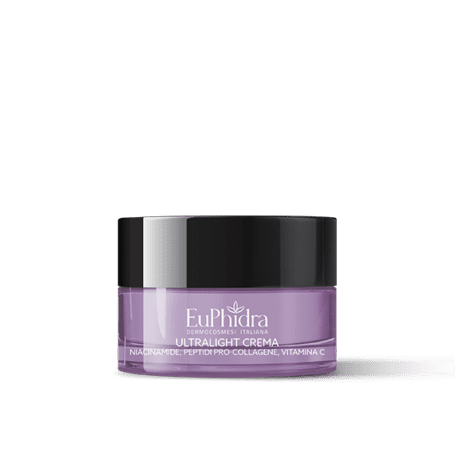 EUPHIDRA ULTRALIGHT CREMA Niacinamide, peptidi pro-collagene, vitamina C Farmacia Belle Arti