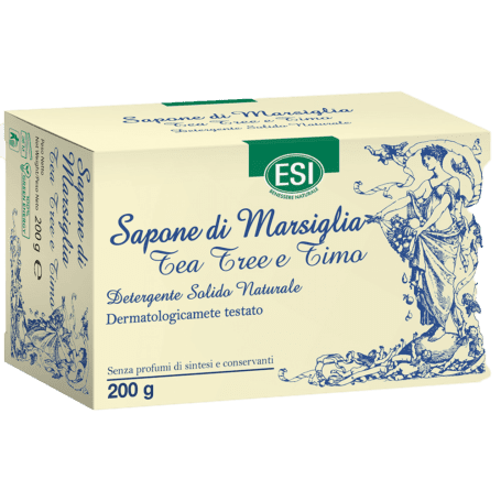Esi Sapone di Marsiglia Solido Tea Tree Farmacia Belle Arti